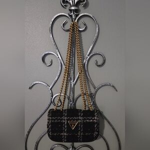 GUESS Black and Gold Women's Bag
